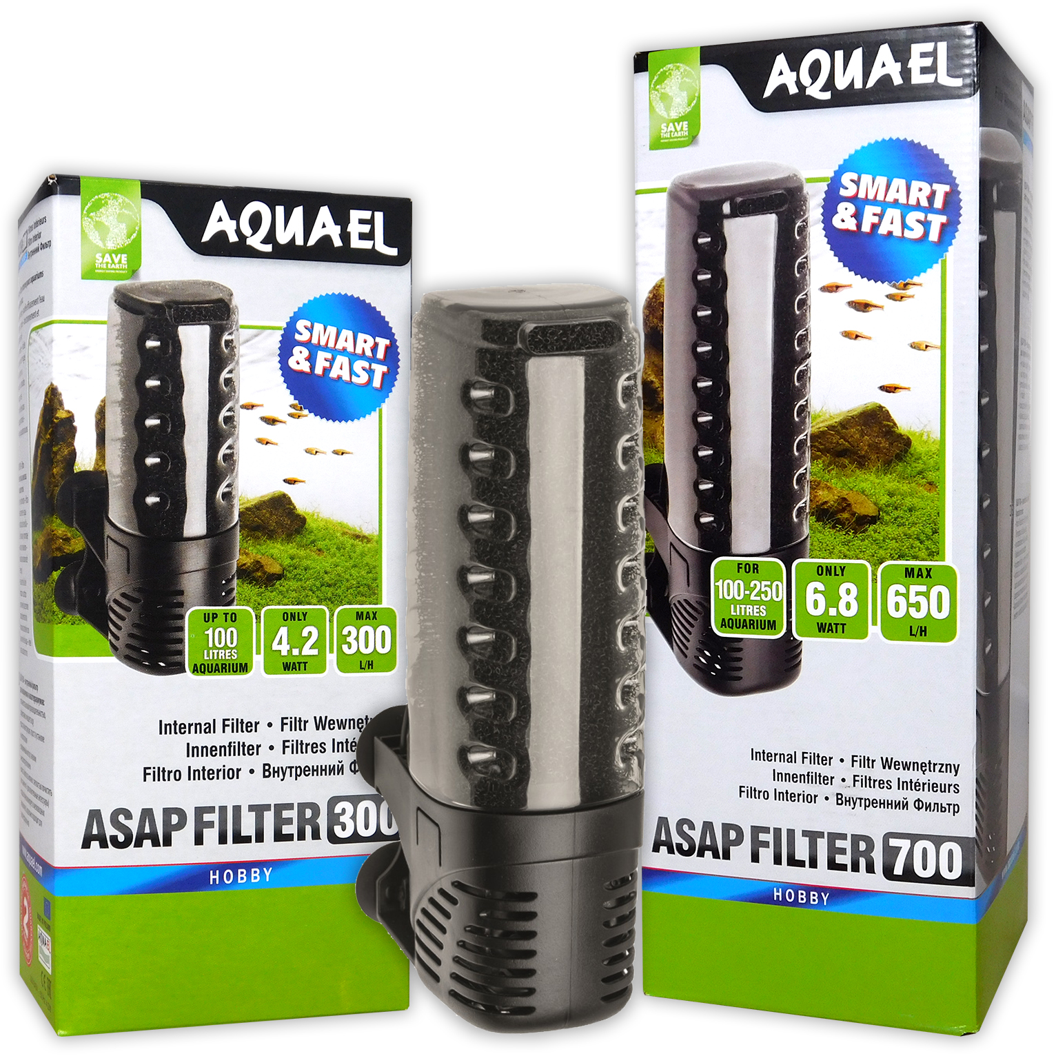 AQUAEL INTERNAL FILTER ASAP - Victor Aquatics