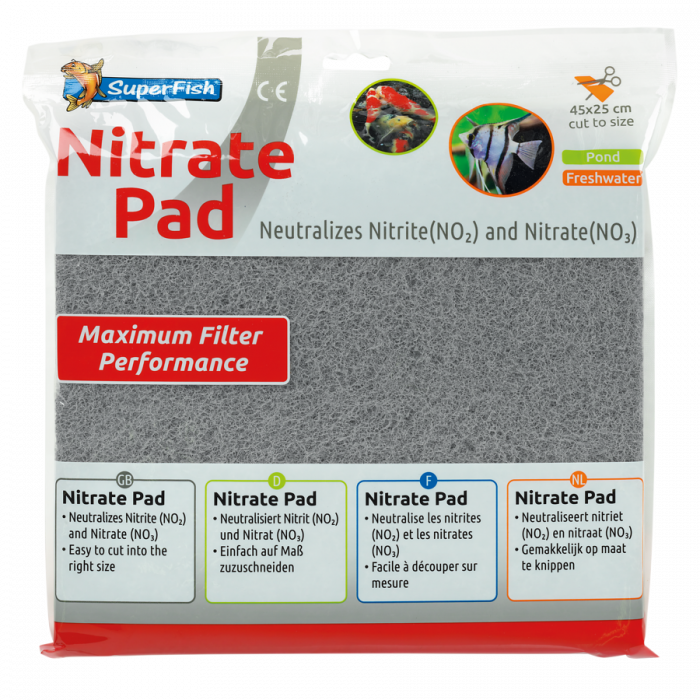 SuperFish Filter Media Nitrate Pad 45x25cm Victor Aquatics
